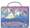 Cover: Meine glitzernden Anziehpuppen-Stickerb&uuml;cher mini: Magische Welten - Usborne
