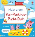 Cover: Kleine Kreativ-Werkstatt - Mein erstes Von-Punkt-zu-Punkt-Buch - Usborne