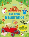 Cover: Mein Alles-drin-Mitmachbuch: Auf dem Bauernhof - Usborne