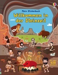Cover: Mein Stickerbuch: Willkommen in der Steinzeit - Usborne