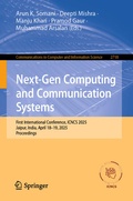 Cover: Next-Gen Computing and Communication Systems - Springer