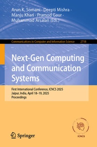Enlarge image Cover: Next-Gen Computing and Communication Systems - Springer