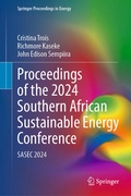 Cover: Proceedings of the 2024 Southern African Sustainable Energy Conference - Springer