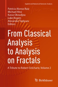 Enlarge image Cover: From Classical Analysis to Analysis on Fractals - Birkhäuser