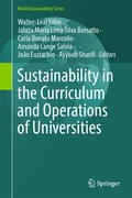 Cover: Sustainability in the Curriculum and Operations of Universities - Springer