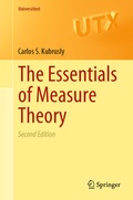Cover: The Essentials of Measure Theory - Springer