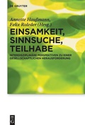 Cover: Einsamkeit, Sinnsuche, Teilhabe - De Gruyter