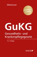 Cover: Gesundheits- und Krankenpflegegesetz GuKG - Manz