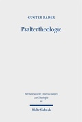 Bild: Psaltertheologie - Mohr Siebeck