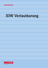 Enlarge image Cover: Appendix to IDW Auditing Standard: Standards for Issuance of a Comfort Letter (IDW AuS 910) - IDW