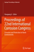 Cover: Proceedings of 22nd International Corrosion Congress - Springer