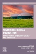 Cover: Sustainable Biogas Production - Woodhead Publishing