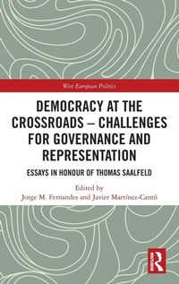 Enlarge image Cover: Democracy at the Crossroads - Challenges for Governance and Representation - Routledge