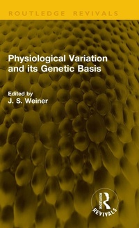 Enlarge image Cover: Physiological Variation and its Genetic Basis - Routledge
