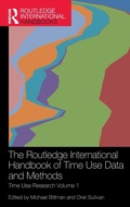 Cover: The Routledge International Handbook of Time Use Data and Methods - Routledge