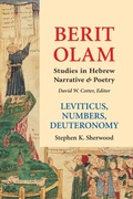 Cover: Berit Olam: Leviticus, Numbers, Deuteronomy - Liturgical Press