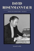 Cover: David Rosenmann-Taub: Poems and Commentaries - Editorial a Contracorriente