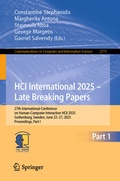 Cover: HCI International 2025 - Late Breaking Posters - Springer