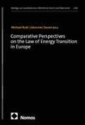 Cover: Comparative Perspectives on the Law of Energy Transition in Europe - Nomos