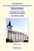 Cover: Familienbuch der evangelisch - lutherischen Kirchgemeinde Hohenleuben von 1643 bis 1910 - Cardamina Verlag