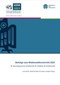 Cover: Beitr&auml;ge zum Mathematikunterricht 2025 - WTM-Verlag