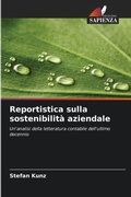 Cover: Reportistica sulla sostenibilita aziendale - Edizioni Sapienza