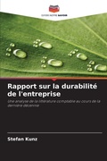 Cover: Rapport sur la durabilite de l'entreprise - Editions Notre Savoir