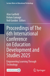 Enlarge image Cover: Proceedings of The 6th International Conference on Education Development and Studies 2025 - Springer