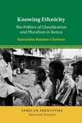 Cover: Knowing Ethnicity - Cambridge University Press