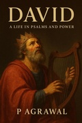 Cover: David: A Life in Psalms and Power (Crowned in Glory: The World's Greatest Kings, #6) - P. Agrawal
