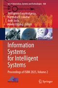 Cover: Information Systems for Intelligent Systems - Springer