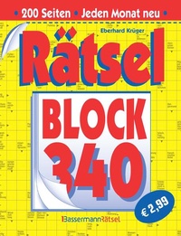 Bild vergrößern Bild: Rätselblock 340 (5 Exemplare à 2,99 ?) - Bassermann