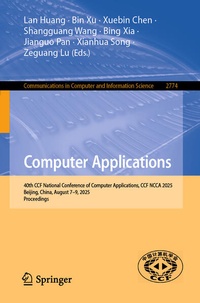 Enlarge image Cover: Computer Applications - Springer