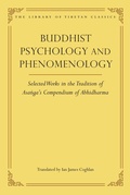 Cover: Buddhist Psychology and Phenomenology - Wisdom Publications,U.S.