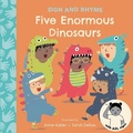Cover: Five Enormous Dinosaurs ASL - Child's Play (International) Ltd