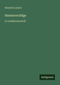 Cover: Hammerschlaege - Antigonos Verlag