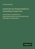 Cover: Geschichte der Wissenschaften in Deutschland - Antigonos Verlag