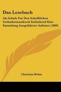 Cover: Das Lesebuch - Kessinger Publishing