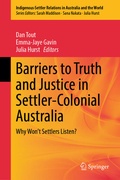 Cover: Barriers to Truth and Justice in Settler-Colonial Australia - Springer