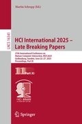 Cover: HCI International 2025 - Late Breaking Papers - Springer
