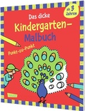 Cover: Ausmalbilder f&uuml;r Kita-Kinder: Das dicke Kindergarten-Malbuch: Punkt-zu-Punkt - Carlsen