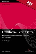 Bild: Effektivere Schrifts&auml;tze - Kognitionspsychologie und Rhetorik f&uuml;r Anw&auml;lte - eBrosch&uuml;re (PDF) - Deutscher Anwaltverlag