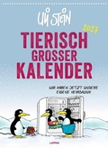Cover: Uli Stein Tierisch gro&szlig;er Kalender 2027: Monatskalender f&uuml;r die Wand im Gro&szlig;format - Lappan