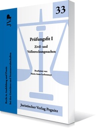 Abbildung von: Prüfungsfit I - Zivil- und Vollstreckungssachen - Juristischer Verlag Pegnitz