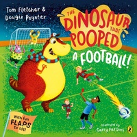 Enlarge image Cover: The Dinosaur that Pooped A Football - Puffin