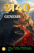 Cover: Bitcoin 2140 Genesis (The Rise of Bitcoin Citadels Chronicles, #1) - Michael McGilbournre