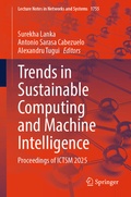 Cover: Trends in Sustainable Computing and Machine Intelligence - Springer