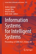 Cover: Information Systems for Intelligent Systems - Springer
