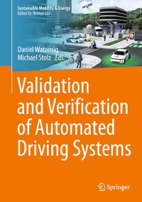 Enlarge image Cover: Validation and Verification of Automated Driving Systems - Springer