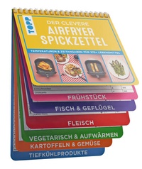 Bild vergrößern Bild: Der clevere Airfryer-Spickzettel - frechverlag GmbH